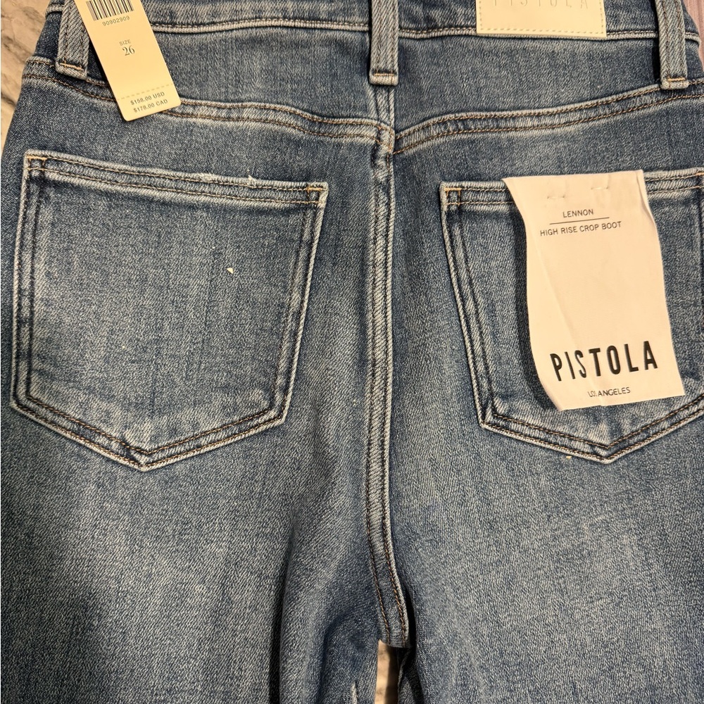 Women's Pistola Lennon Keans Sz 26 NWT Blue High Rise Jeans